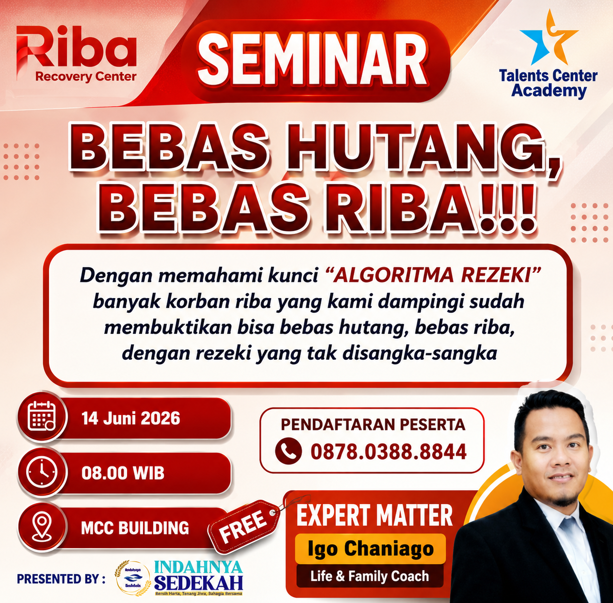 Read more about the article Seminar Bebas Hutang, Bebas Riba